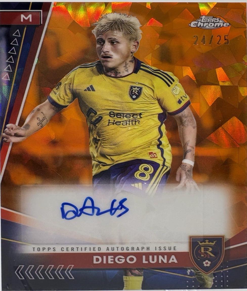 Diego Luna - Chrome Sapphire MLS Autograph #SA-DL