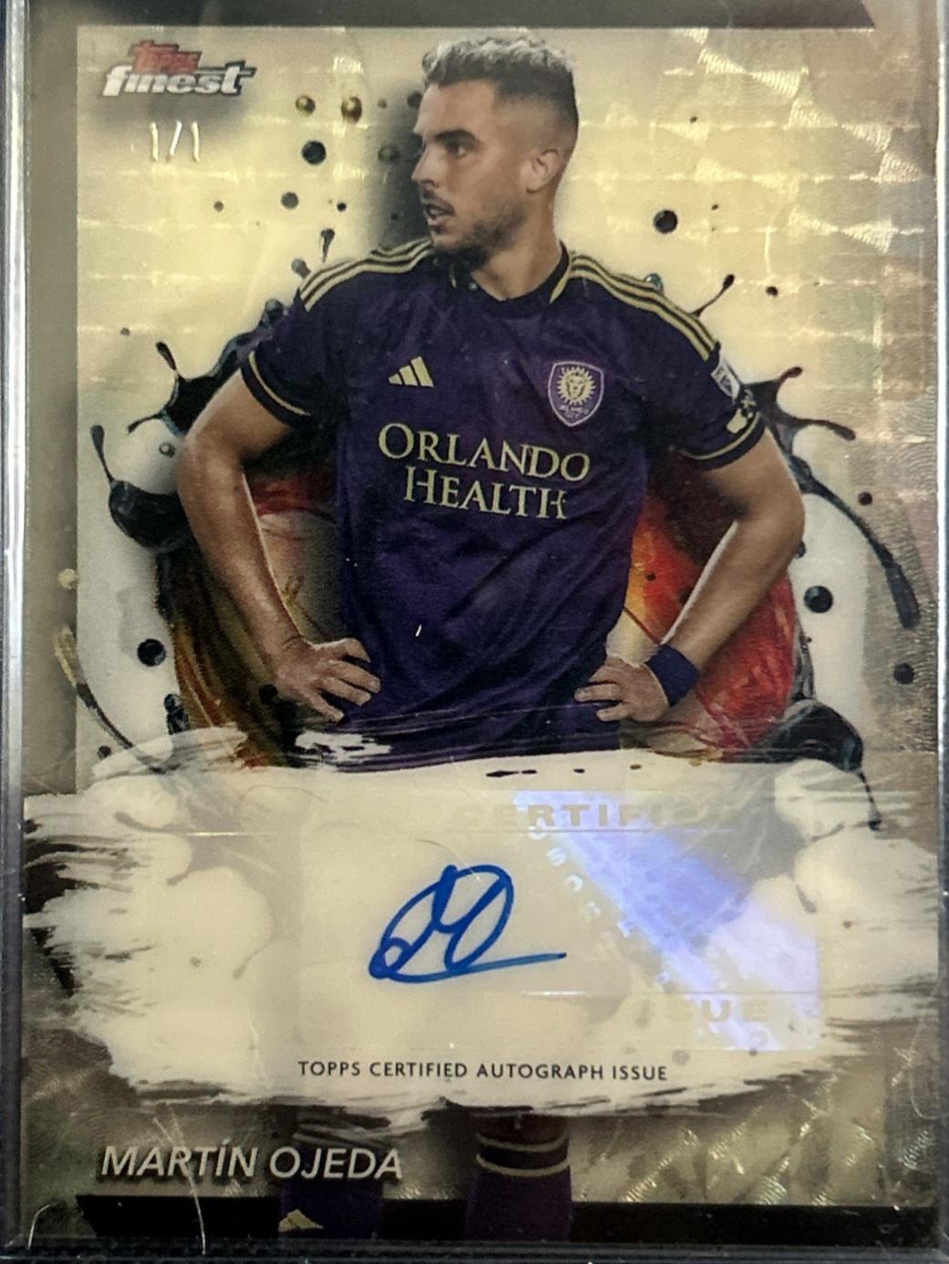 Martin Ojeda - Finest MLS Autograph #BA-MO