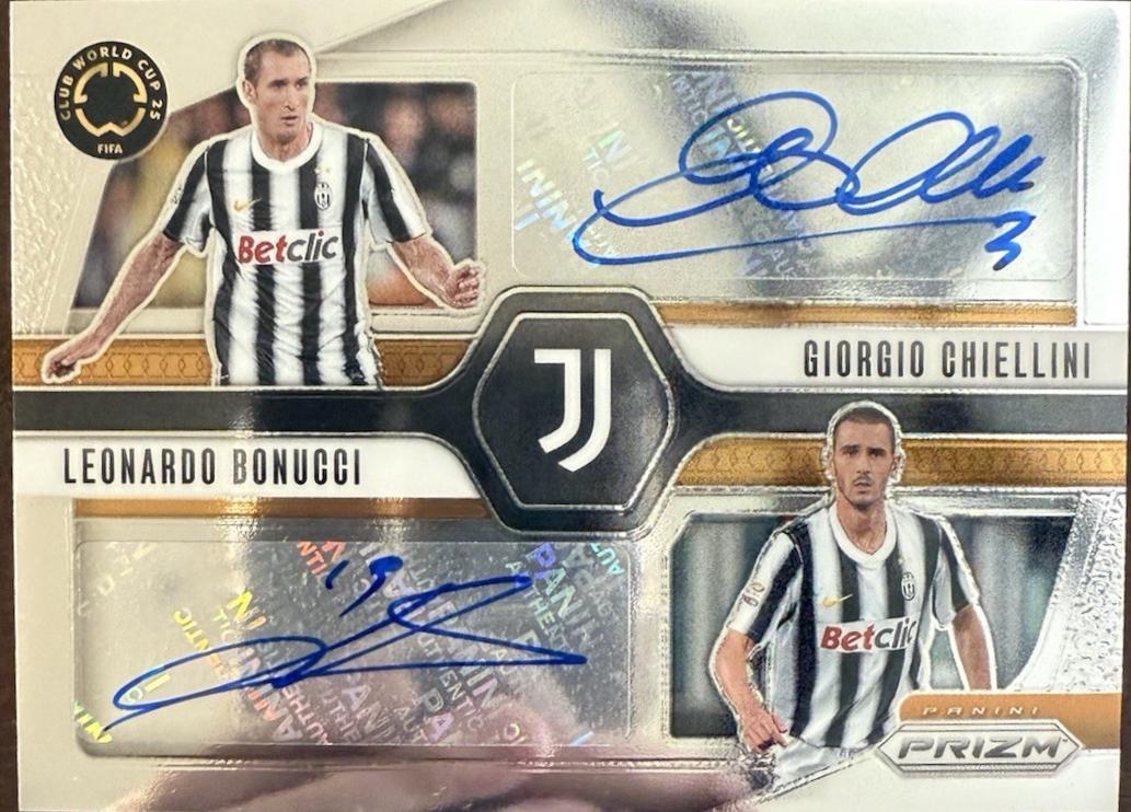 Giorgio Chiellini / Leonardo Bonucci - Prizm FIFA Dual Signature #DS-JA