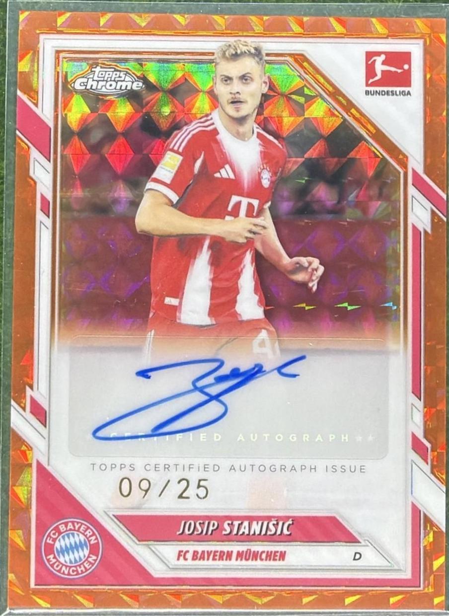 Josip Stanisic - Chrome Bundesliga Autograph #BA-JST