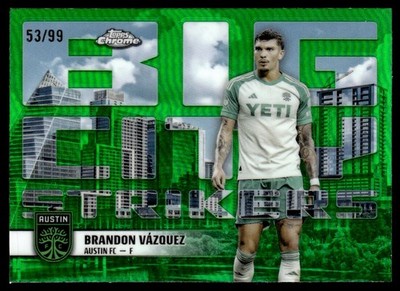 Brandon Vazquez - Chrome MLS Big City Strikers #BCS-5