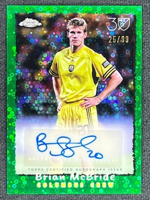 Brian McBride - Chrome MLS 1995 Autograph #NFA-BM
