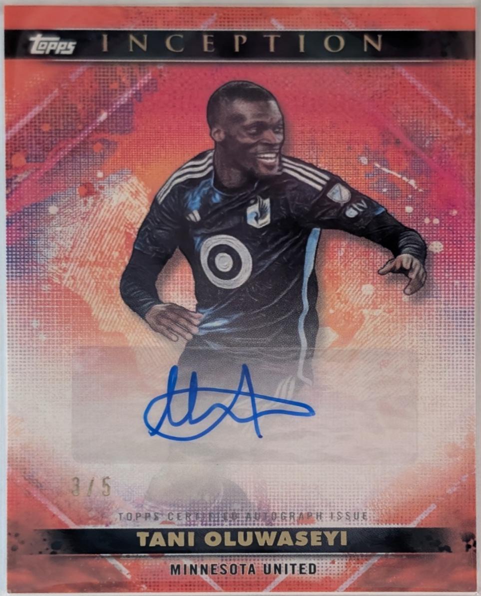 Tani Oluwaseyi - Inception MLS Autograph #24A