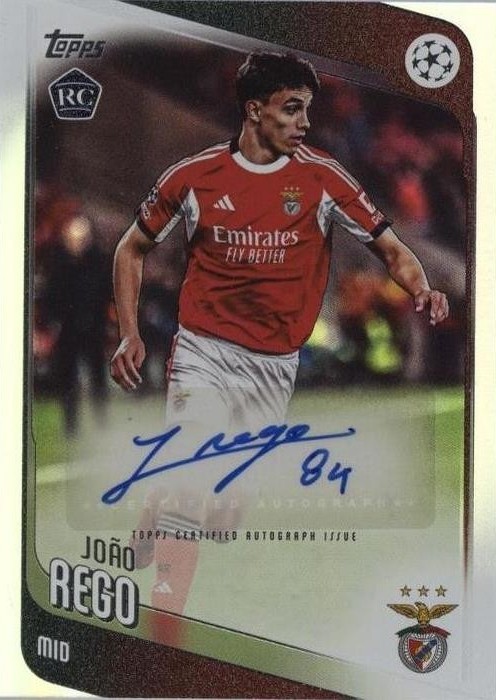 Joao Rego - UEFA Autograph #BA-RE