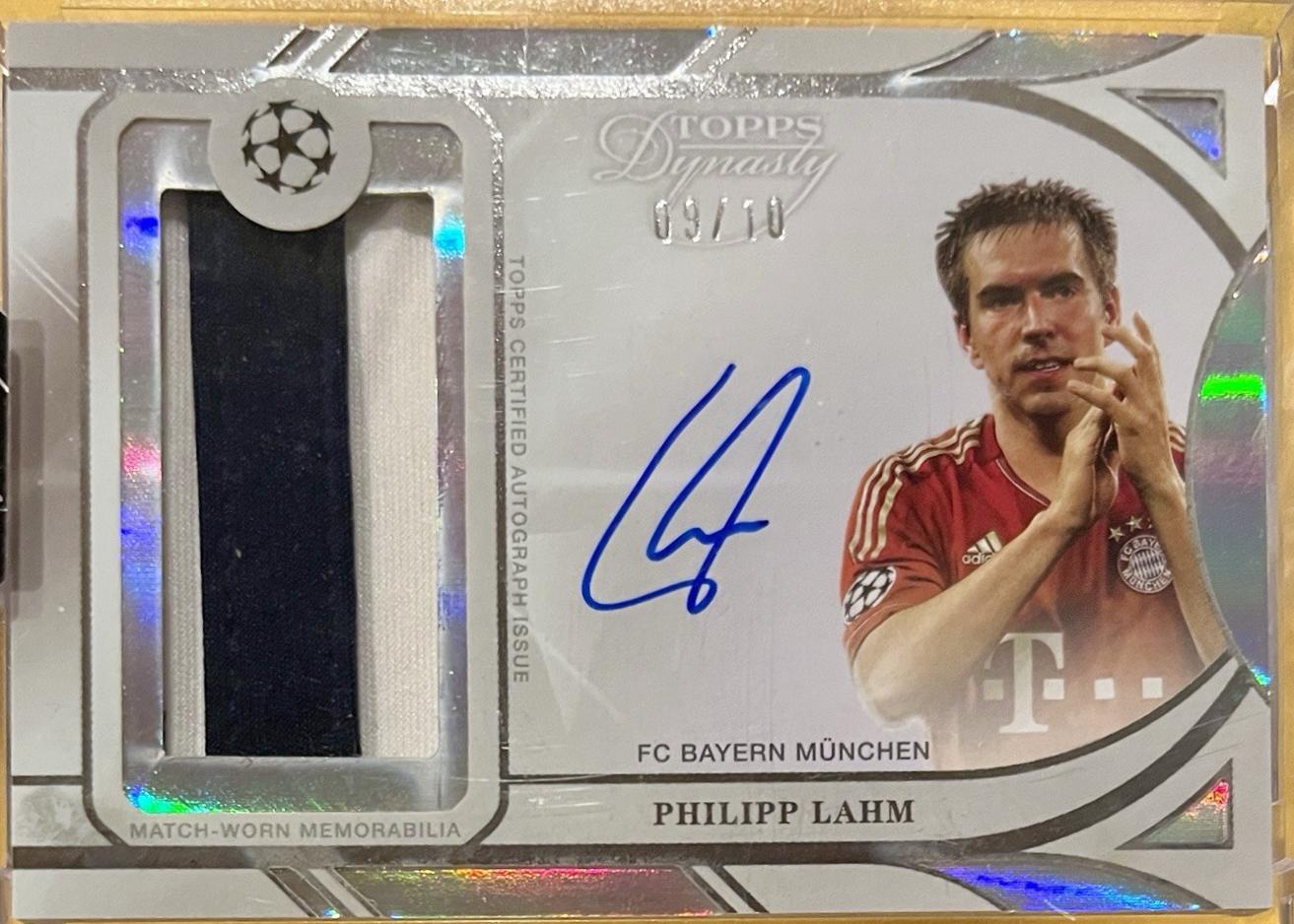 Philipp Lahm - Dynasty UEFA Autograph Patch #APL-PL2