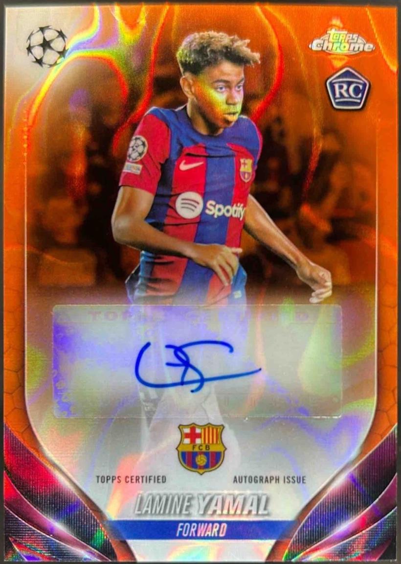 Leny Yoro - Chrome UEFA Autograph #CA-LY