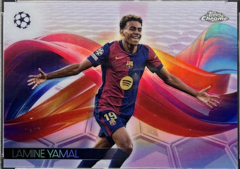 Lamine Yamal - Chrome UEFA Helix #H-2