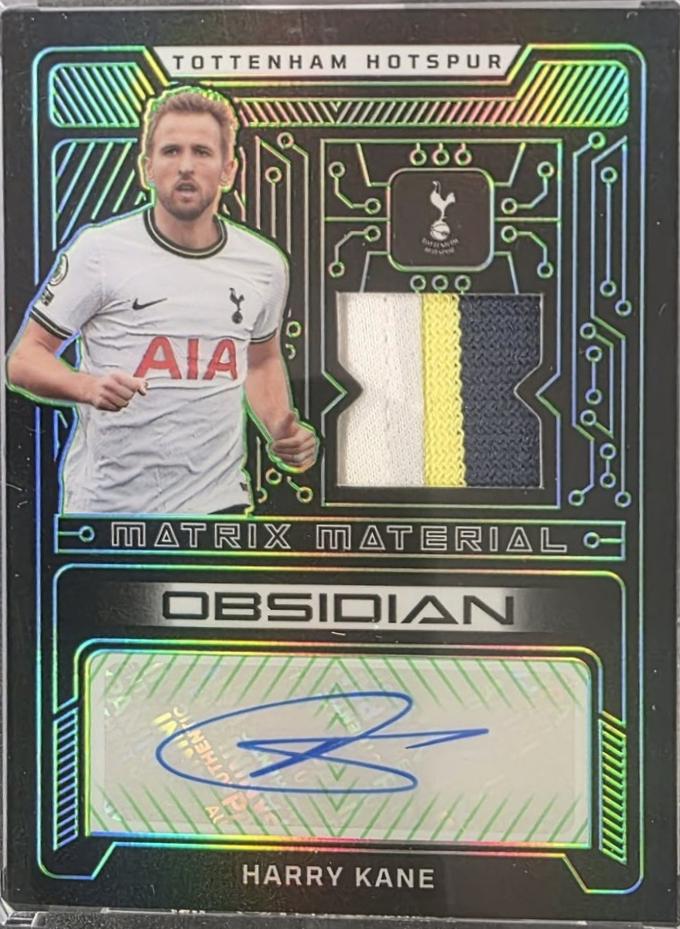 Harry Kane - Obsidian Matrix Material Autographs #MMA-HKE