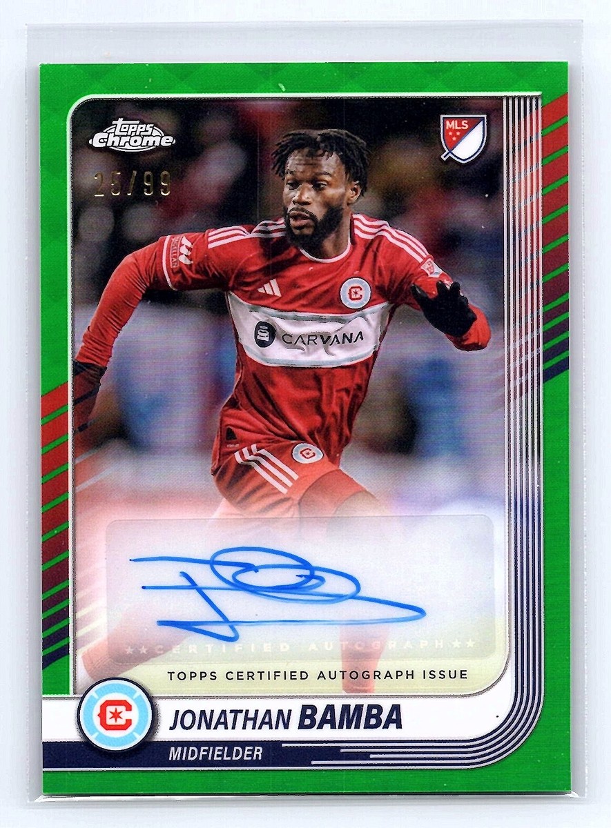 Jonathan Bamba - Chrome MLS Autograph #CA-JB
