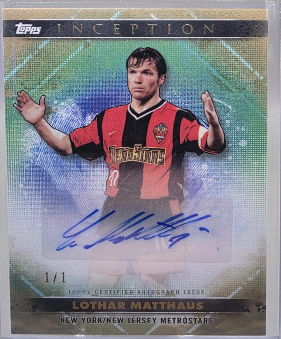 Lothar Matthaus - Inception MLS Autograph #11A