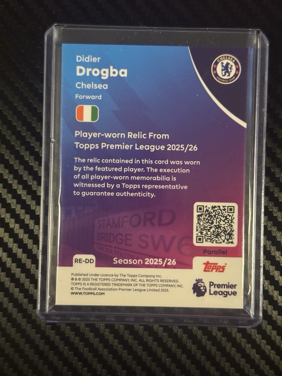 Didier Drogba - Premier League Relic #RE-DD
