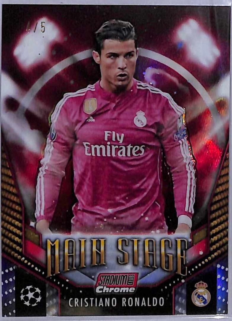 Cristiano Ronaldo - Stadium Club Chrome UEFA Main Stage #MS-CR