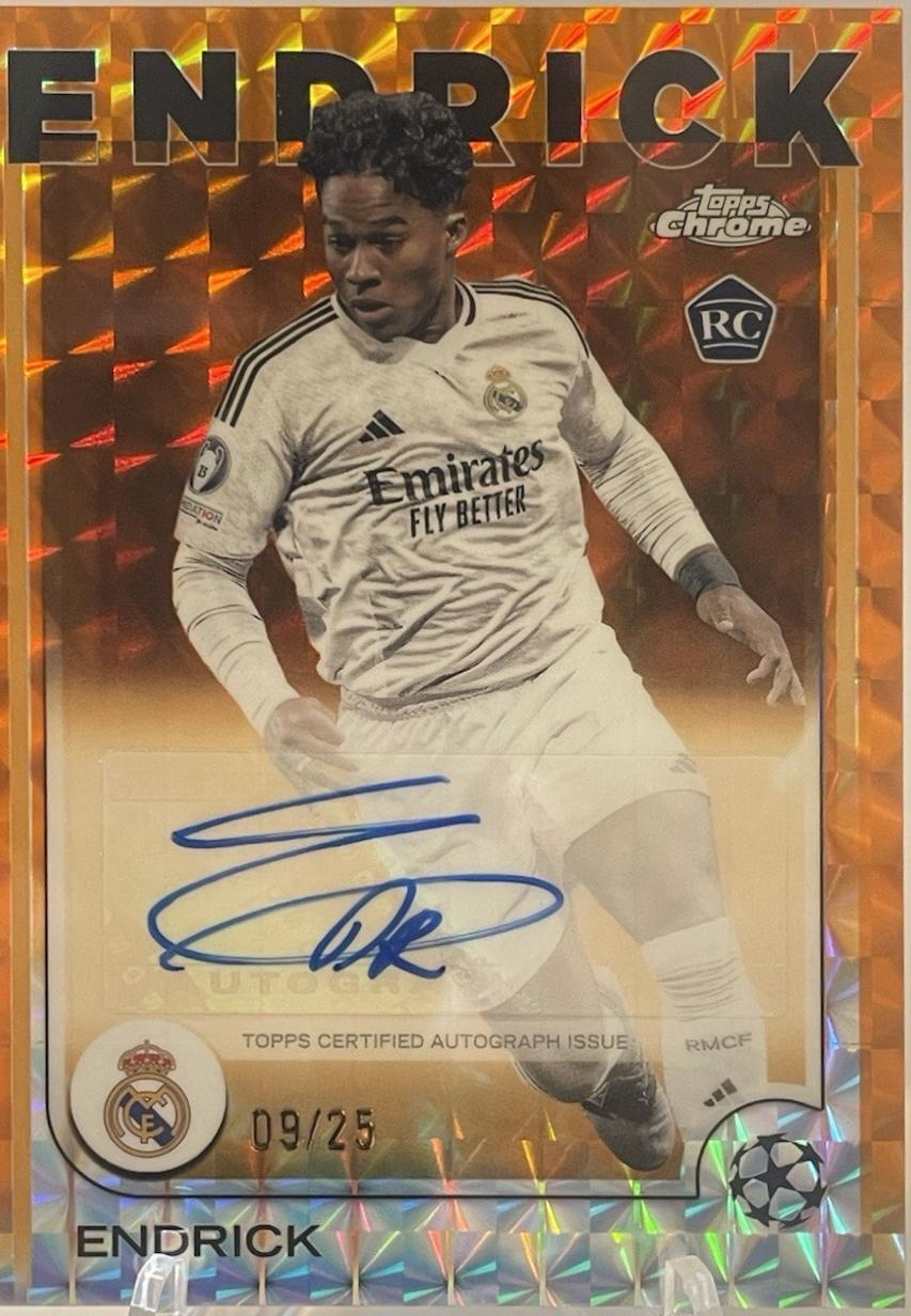 Endrick - Chrome UEFA Autograph #CA-E
