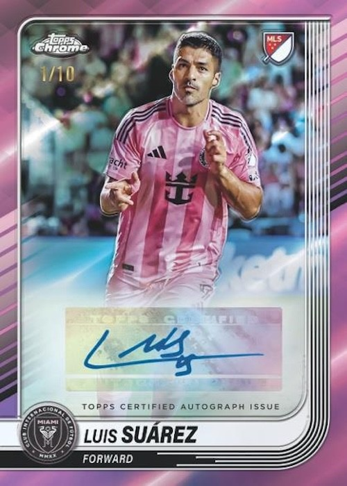 Luis Suarez - Chrome MLS Autograph #CA-LS