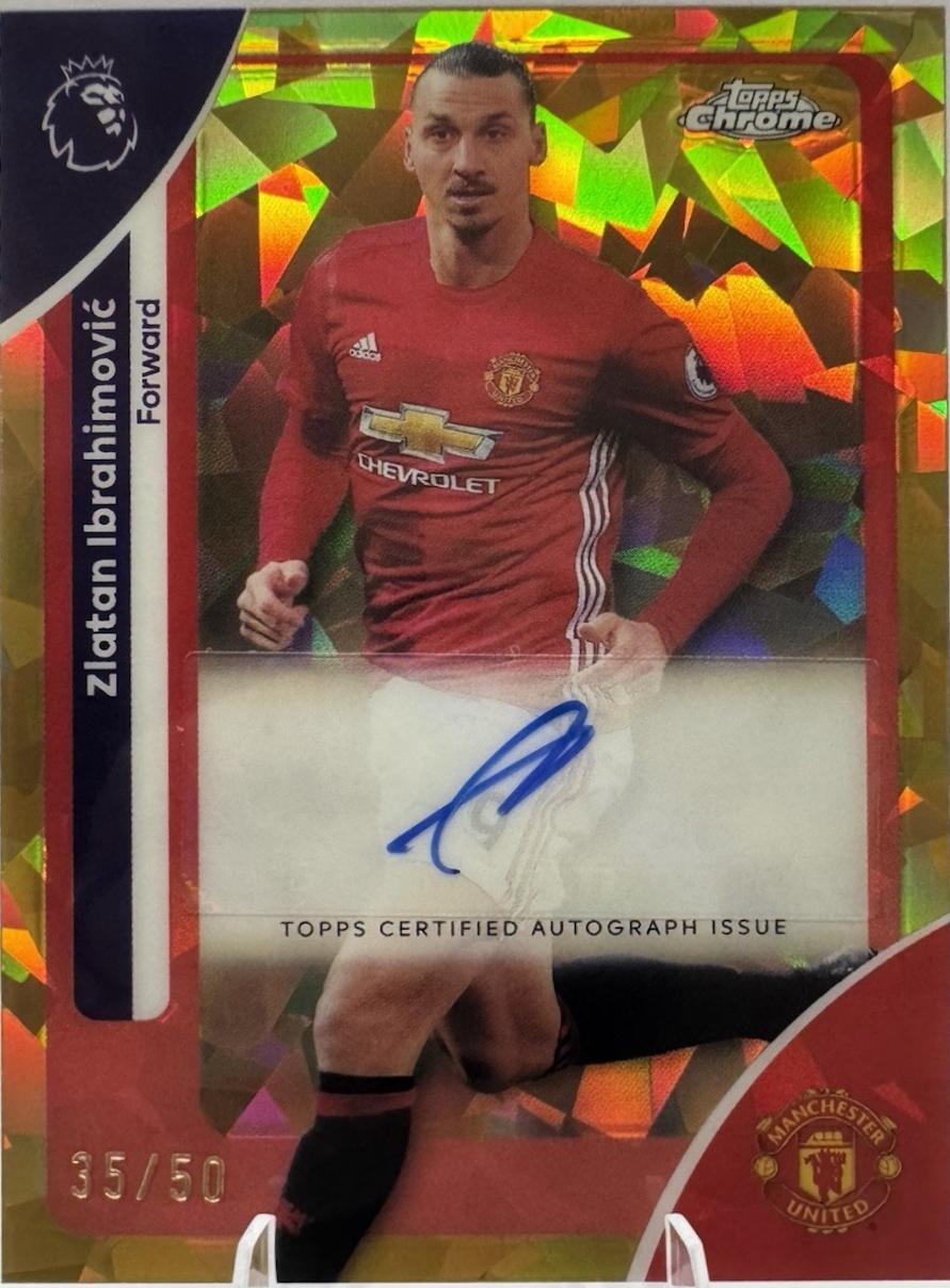 Zlatan Ibrahimovic - Chrome Premier League Autograph #CA-ZI