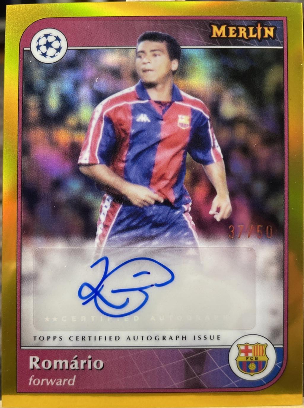 Romario - Merlin UEFA Autograph #AU-RO