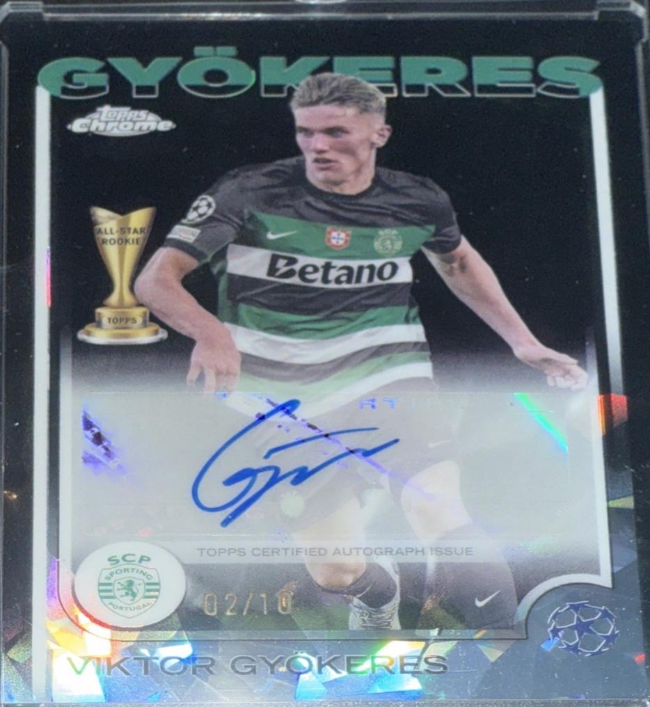 Viktor Gyokeres - Chrome UEFA Autograph #CA-VG