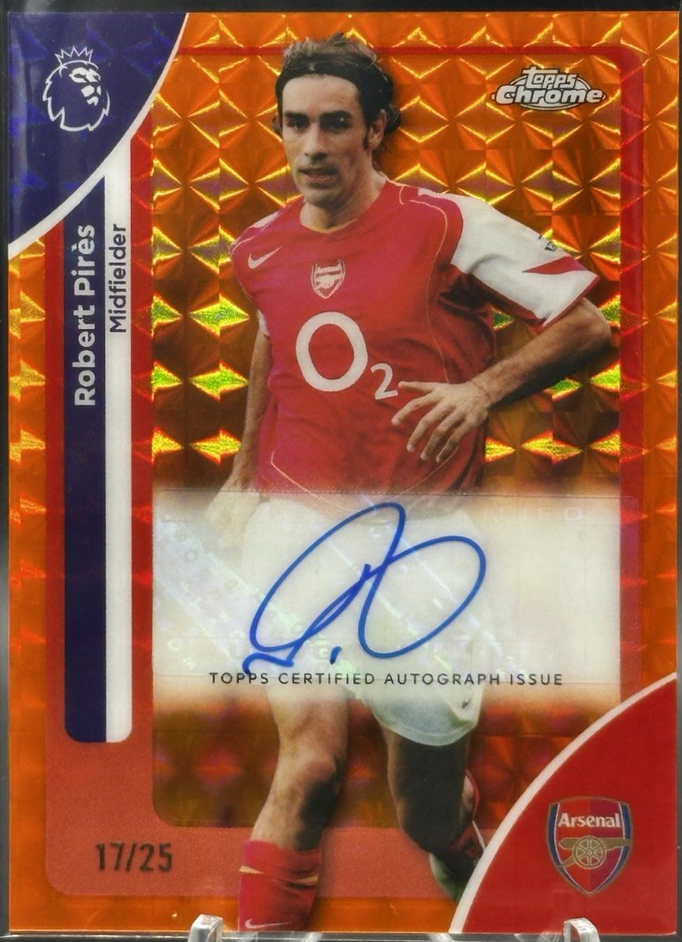 Robert Pires - Chrome Premier League Autograph #CA-RP