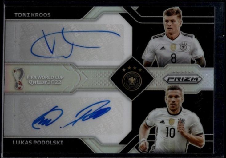 Lukas Podolski, Toni Kroos - Prizm World Cup Dual Signatures #