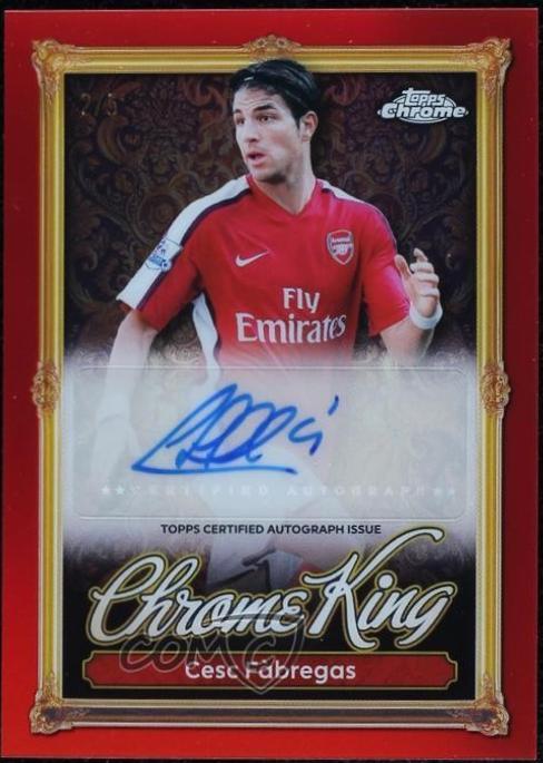 Cesc Fàbregas - Premier League Chrome King Autograph #CKA-CF