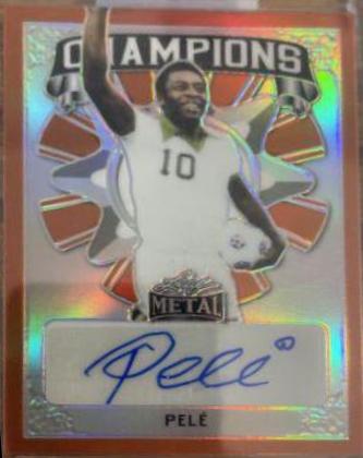 Pele - Metal Champions Autographs #C-P1