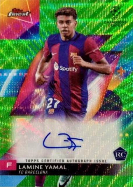 Neon Green Wave Refractor parallel