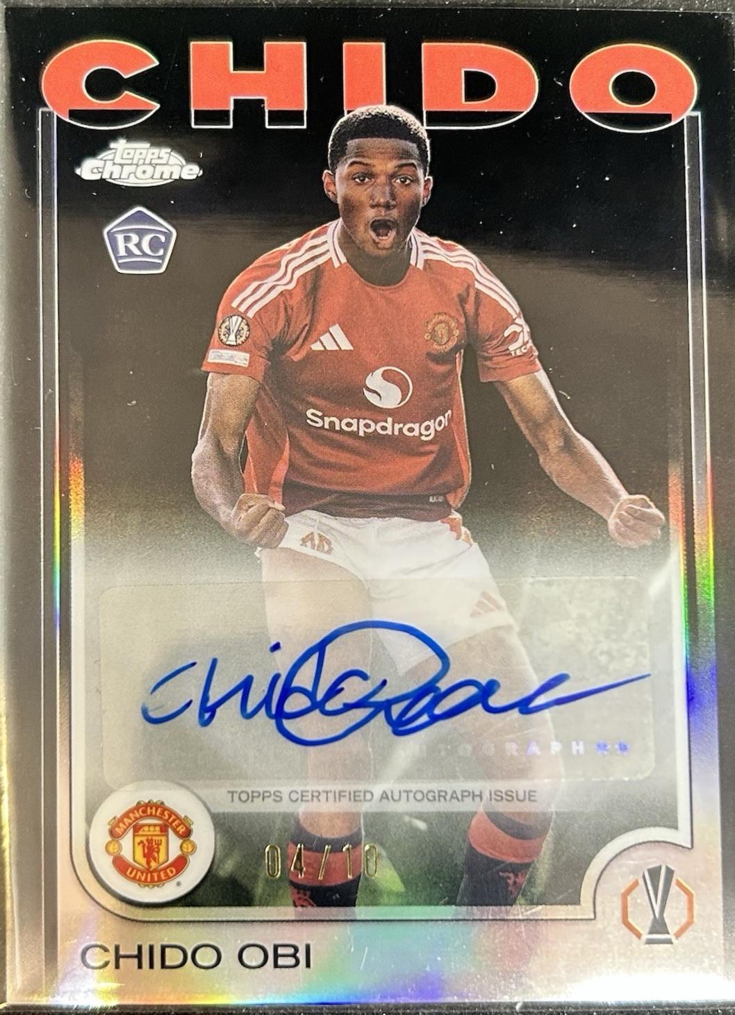 Chido Obi - Chrome UEFA Autograph #CA-CO