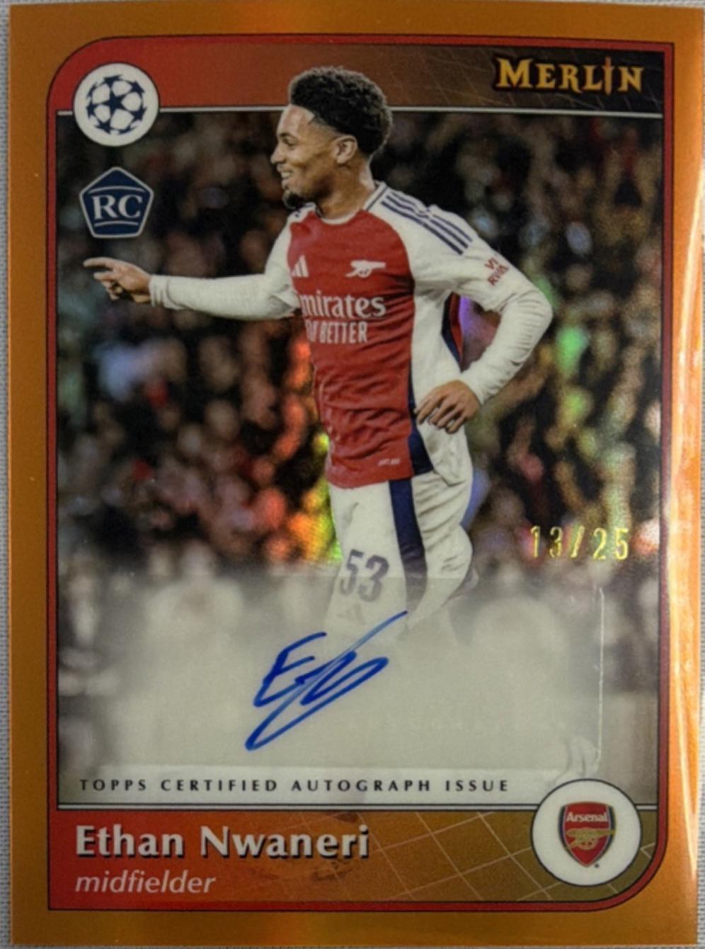 Ethan Nwaneri - Merlin UEFA Autograph #AU-EN