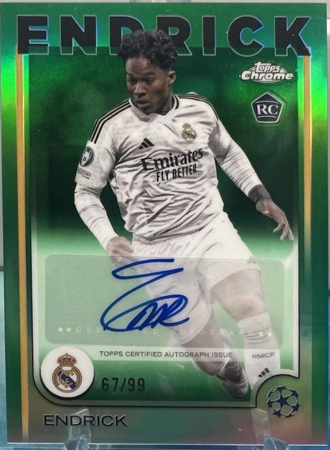Endrick - Chrome UEFA Autograph #CA-E