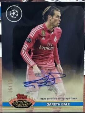 Gareth Bale - Stadium Club Chrome UEFA Classic Kits Autograph #CKA-GB