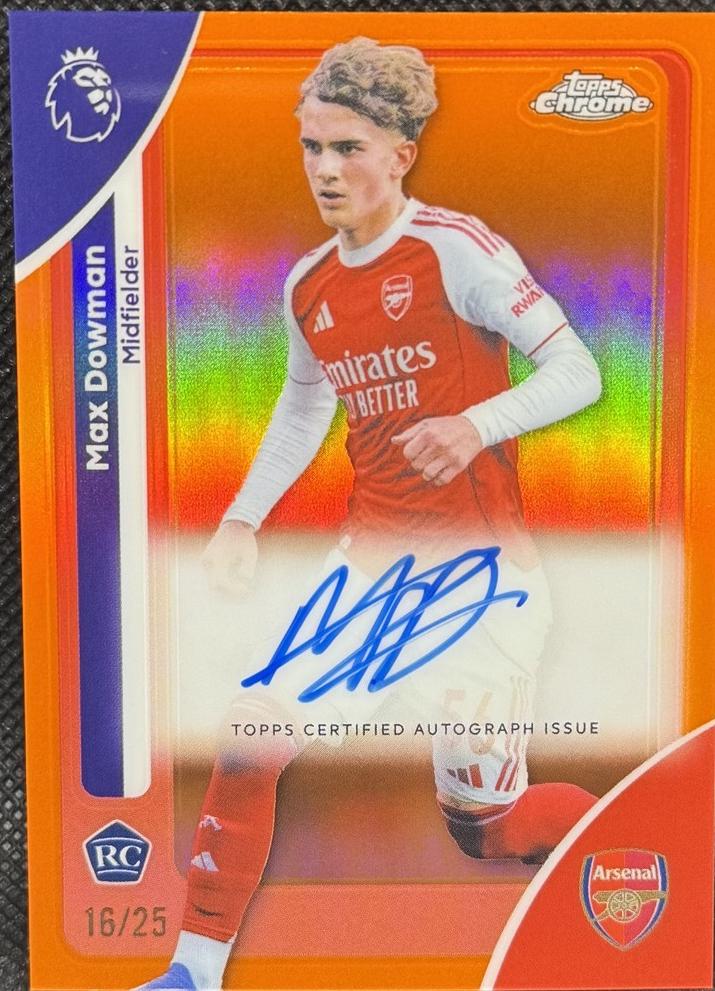Max Dowman - Chrome Premier League Autograph #CA-MD