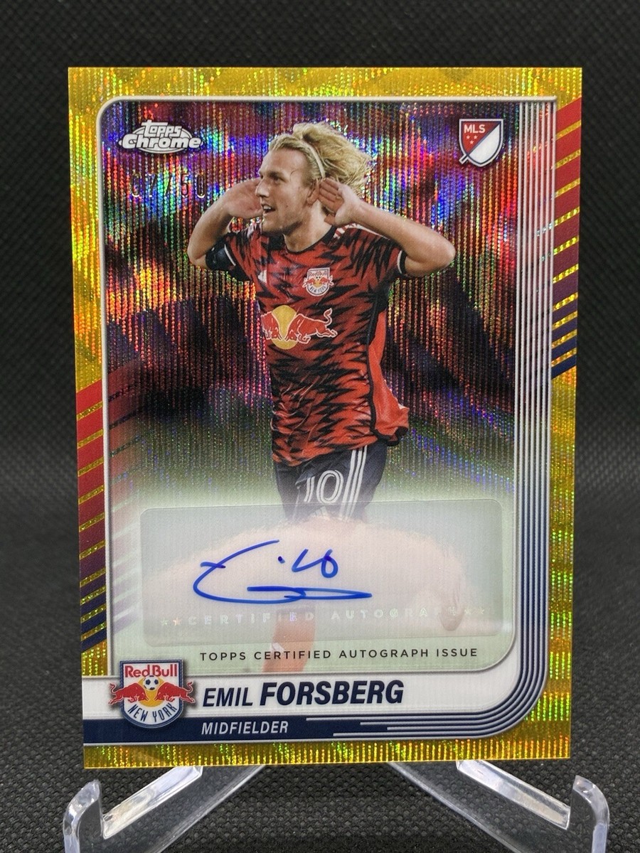 Emil Forsberg - Chrome MLS Autograph #CA-EF