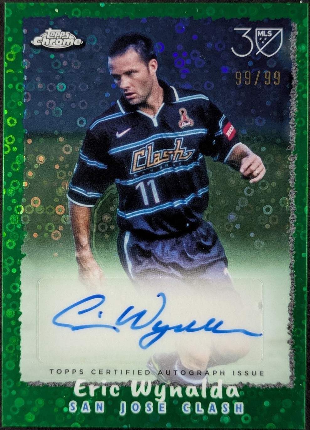 Eric Wynalda - Chrome MLS 1995 Autograph #NFA-EW