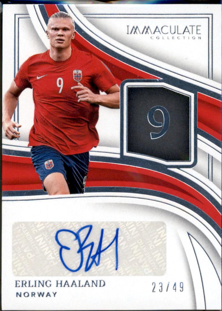 Erling Haaland - Immaculate Numbers Signature #IN-EH