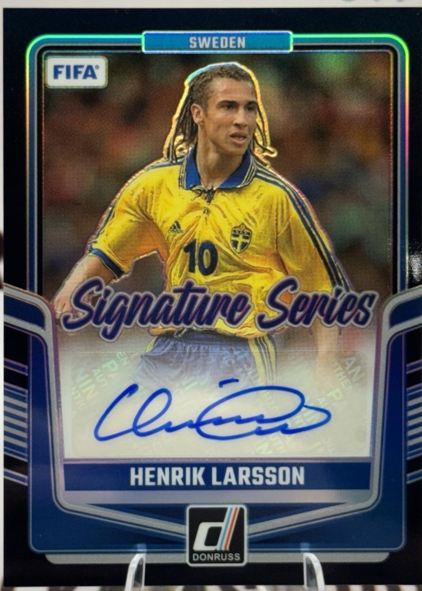 Henrik Larsson - Donruss Signature Series #SS-HL
