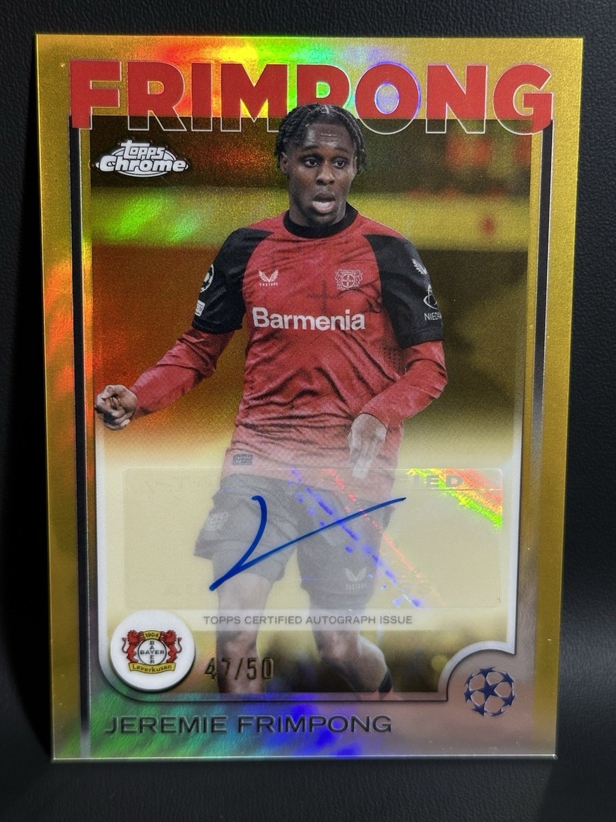 Jeremie Frimpong - UEFA Autograph #BA-JF