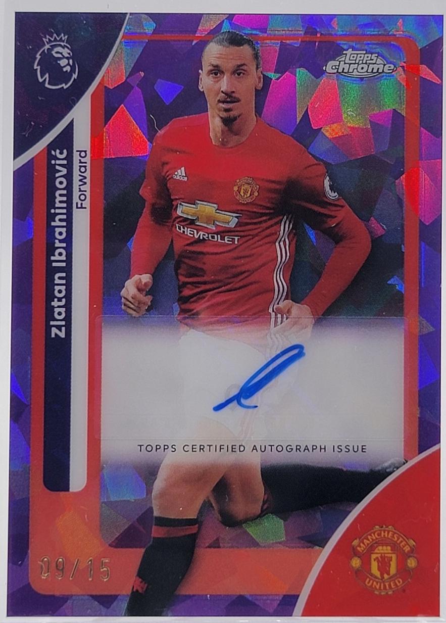 Zlatan Ibrahimovic - Chrome Premier League Autograph #CA-ZI