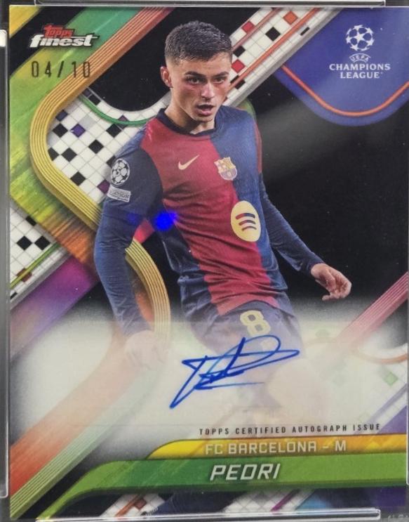 Pedri - Finest UEFA Autograph #BA-PE