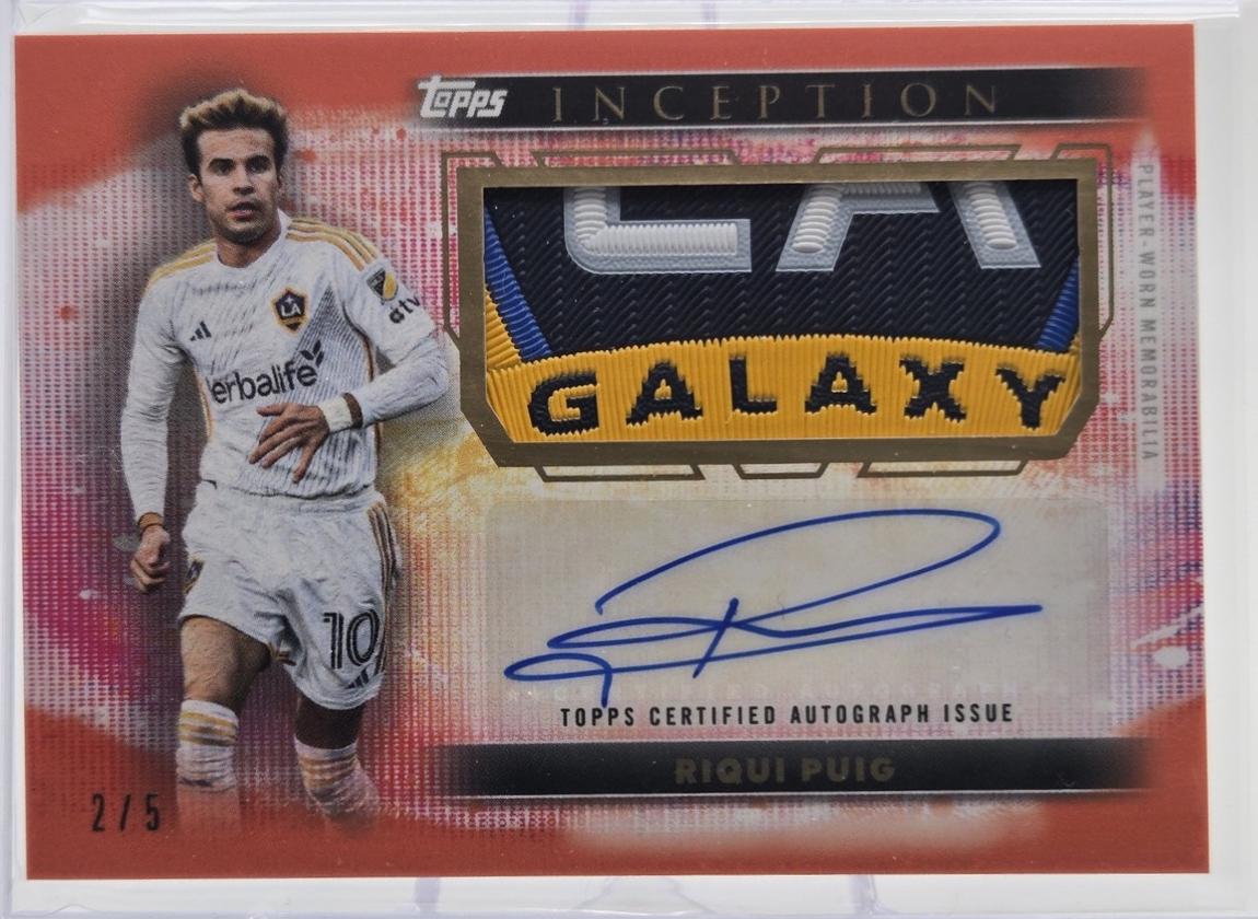 Riqui Puig - Inception MLS Autograph Jumbo Relic #AJR-RP