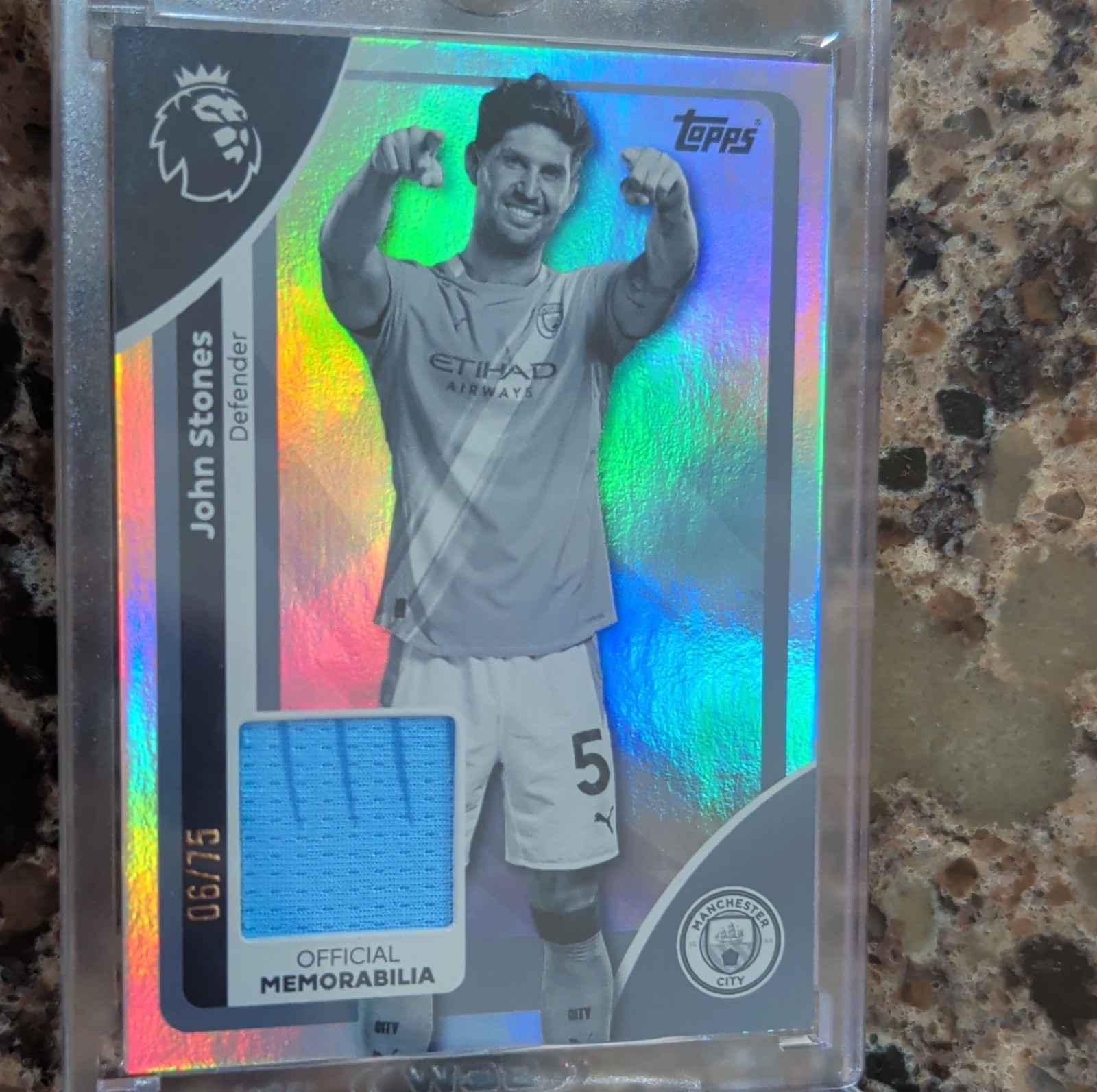 John Stones - Premier League Relic #RE-JST