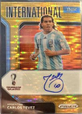 Carlos Tevez - Prizm World Cup Signatures #S-CT