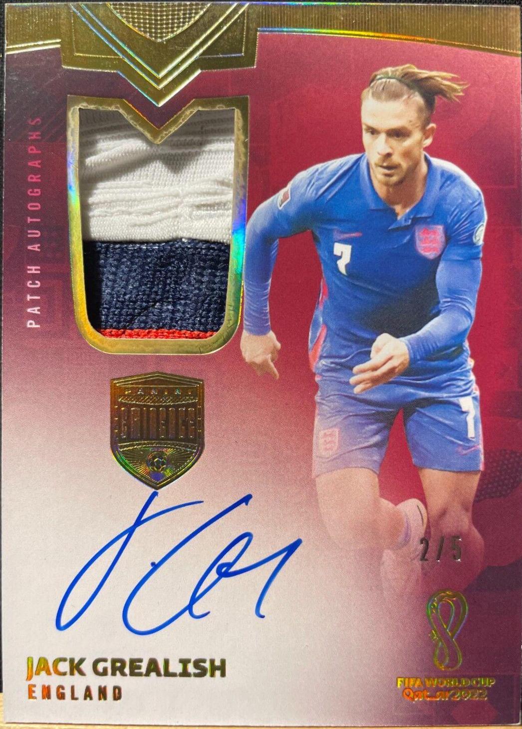 Jack Grealish - Eminence FIFA World Cup Patch Autographs #PA-JG