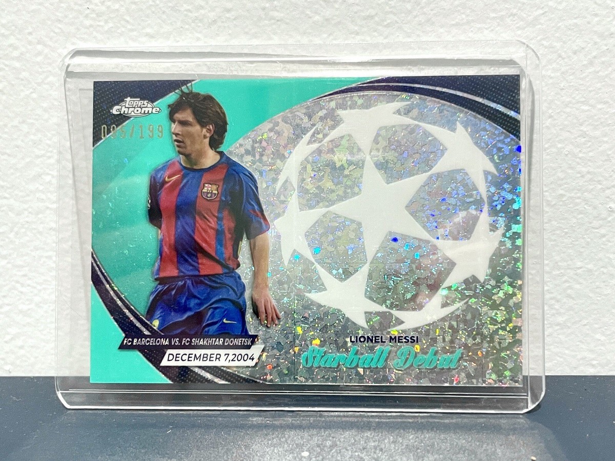 Lionel Messi - Chrome UEFA Club Starball Debut #SD-10