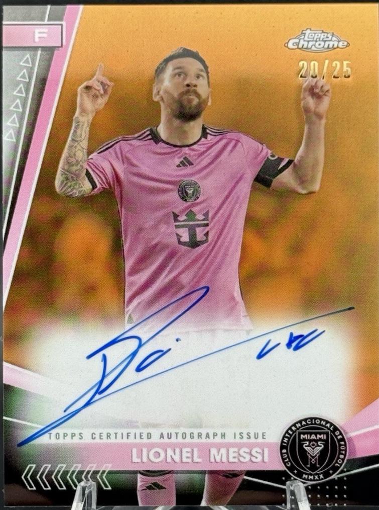 Lionel Messi - Chrome MLS Autograph #CA-LM