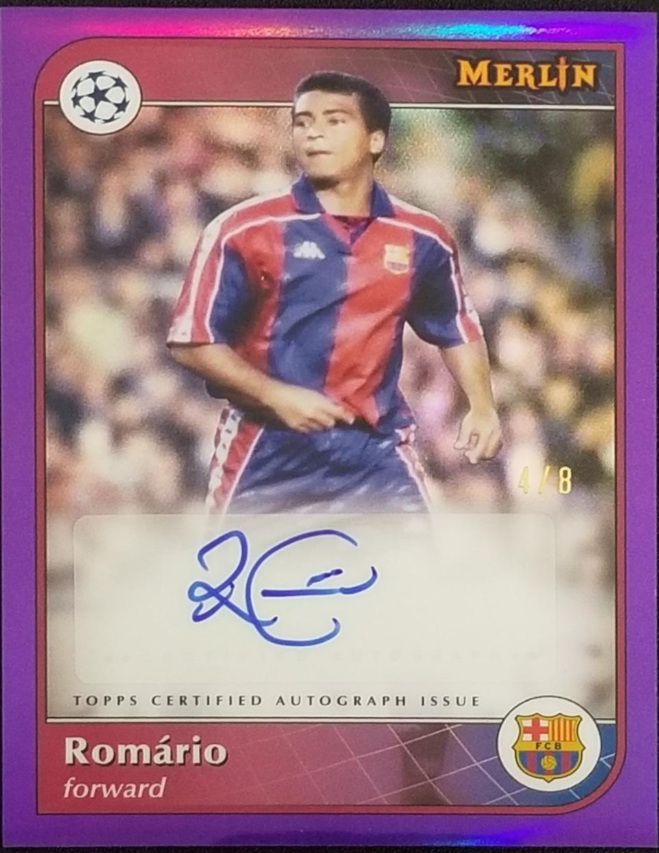 Romario - Merlin UEFA Autograph #AU-RO