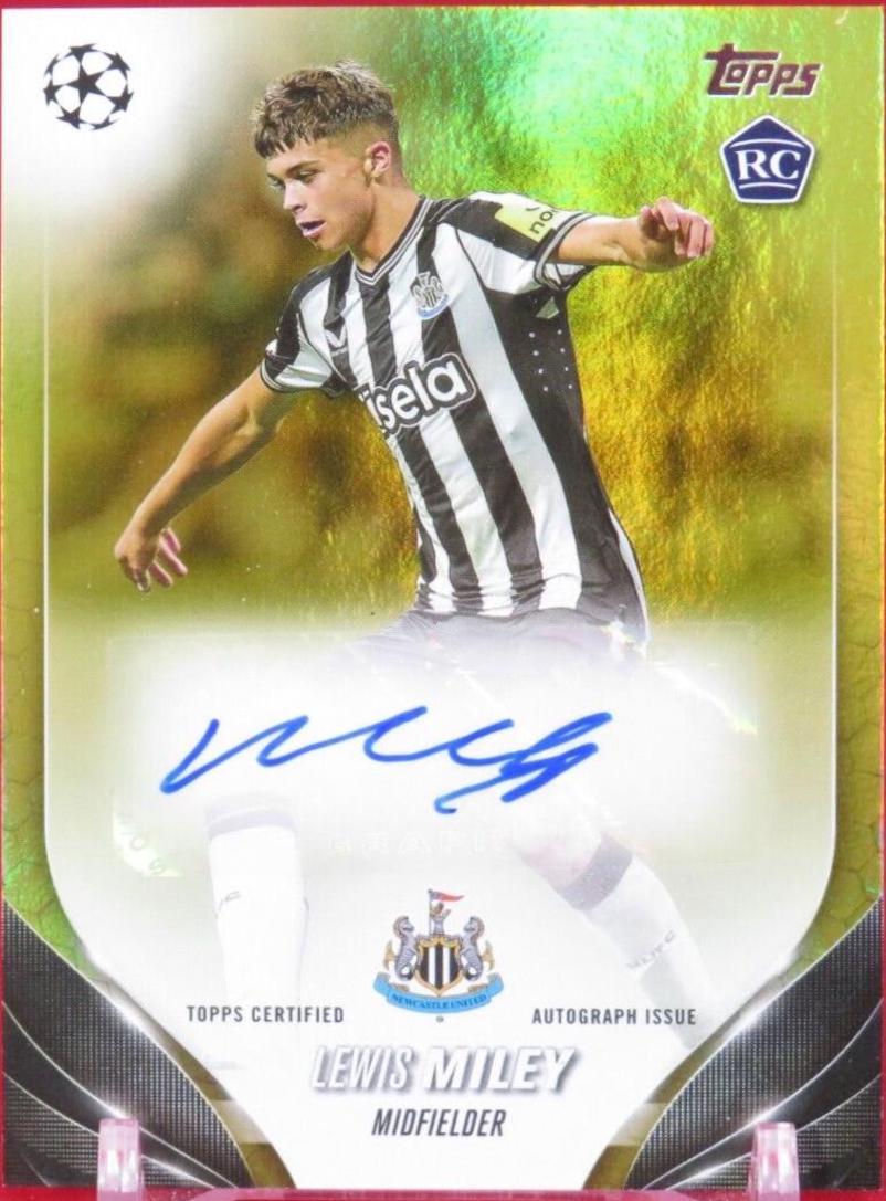 Lewis Miley - UEFA Club Autograph #A-LW