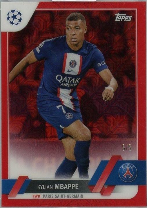 Kylian Mbappe - Chrome UEFA Club Competitions #100