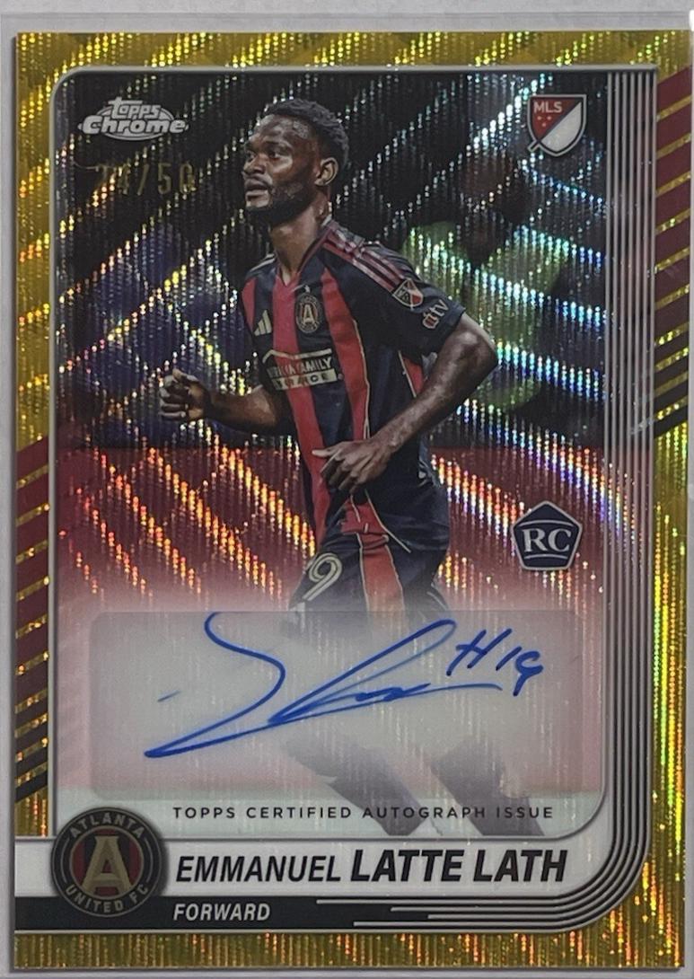 Emmanuel Latte Lath - Chrome MLS Autograph #CA-EL