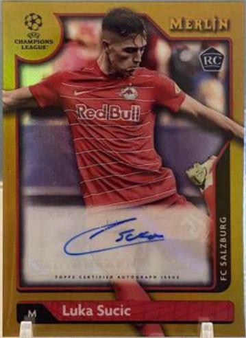 Luka Sucic - Merlin Chrome UEFA Autographs #A-LS