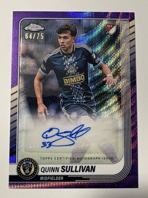 Quinn Sullivan - Chrome MLS Autograph #CA-QS